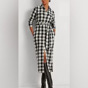 NWT Polo Ralph Lauren Twill Shirtdress Sz 6